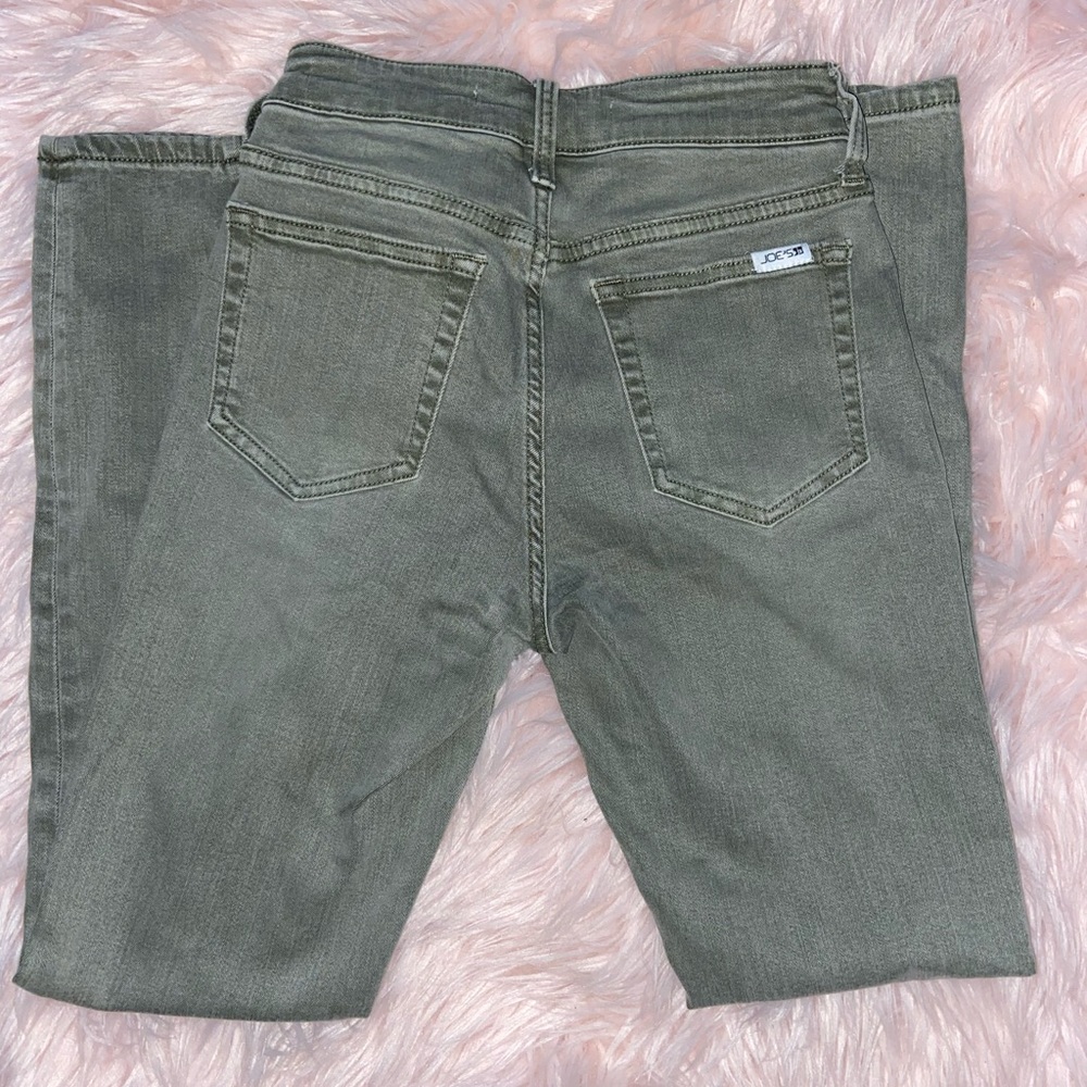 Faded Army Green Joe’s Jeans pants